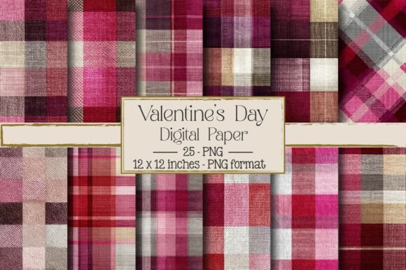 Digital Tartan of Valentine's Day: A Strategic Design Asset for Creative and Business Use