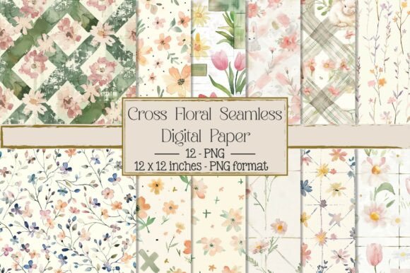 Easter Floral Seamless Pattern: A Versatile Design for Creative and Business Workflows