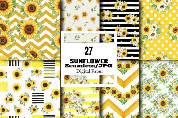Explore the Versatility of Sunflower Pattern Designs for Creative Projects