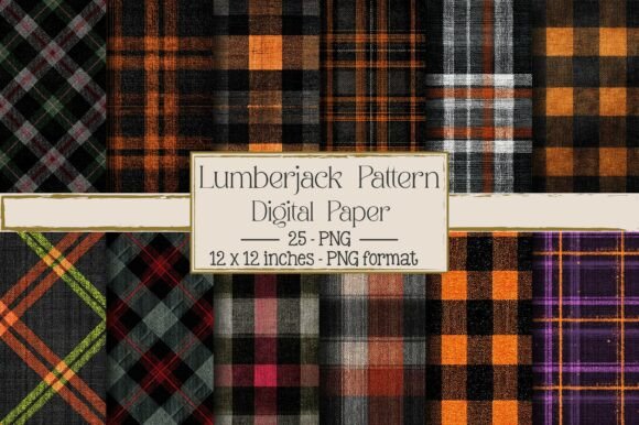 Halloween Lumberjack Pattern: A Versatile Design for Creative and Business Workflows