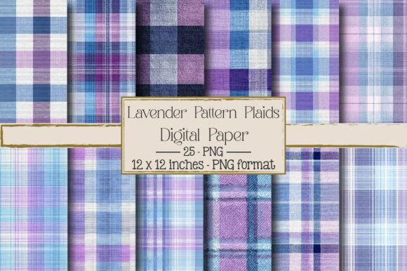 Lavender Pattern Plaids: A Versatile Design for Creative Projects