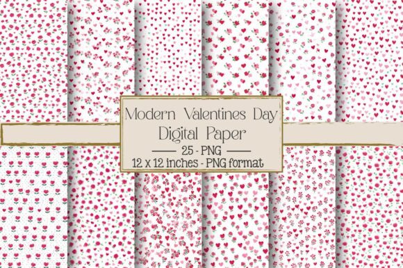 Modern Valentines Day Pattern Pack: A Creative Resource for Every Occasion