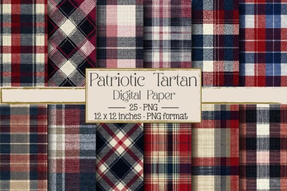 Patriotic Tartan Plaid: A Timeless Design for Modern Creativity