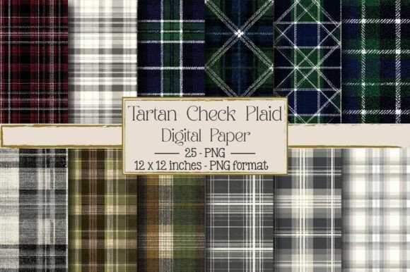 Seamless Tartan Check Plaid: A Versatile Design for Creative Projects