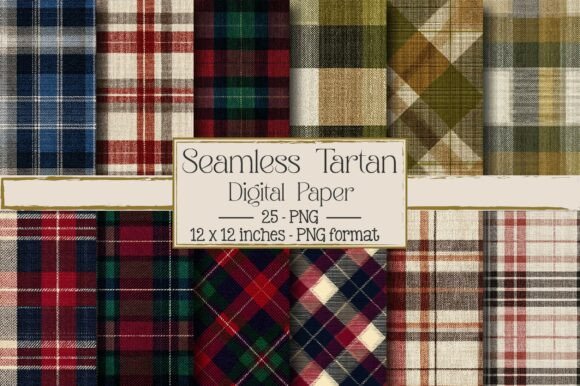 Seamless Tartan Pattern: A Versatile Design for Modern Creativity