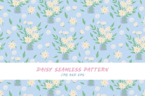 Seamless Vector Daisy Floral Pattern: A Timeless Design for Modern Creativity