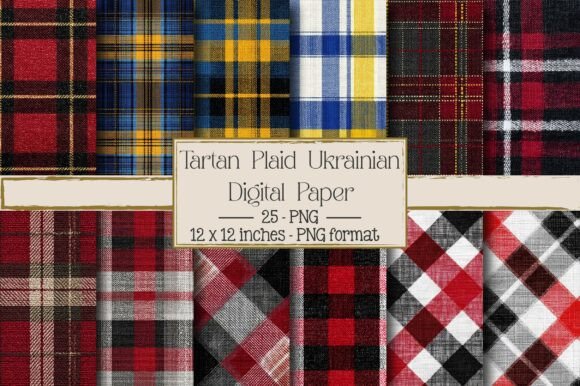 Tartan Plaid - Ukrainian Cats: A Unique Fusion of Culture and Design